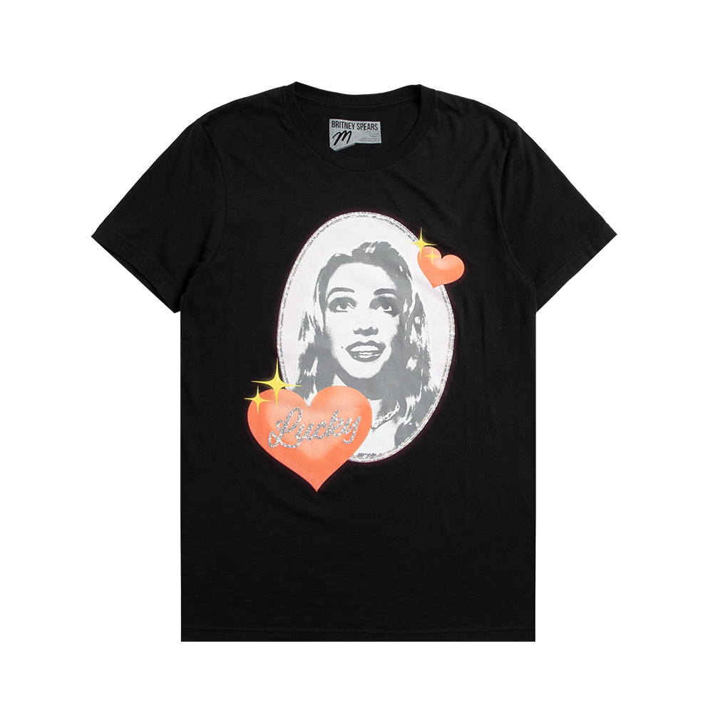 Lucky Heart Glitter T-Shirt - Britney Spears Official Store