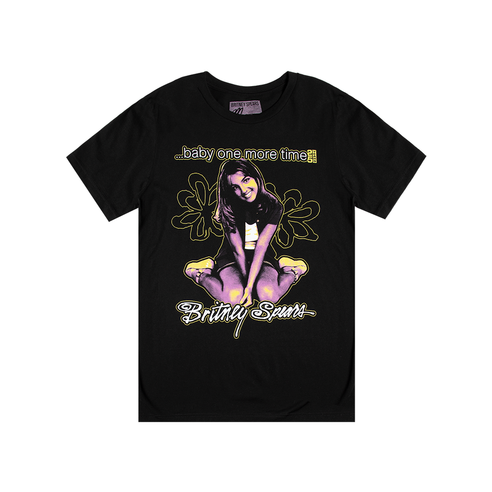 Baby One More Time 25th Anniversary Black T-Shirt - Britney Spears