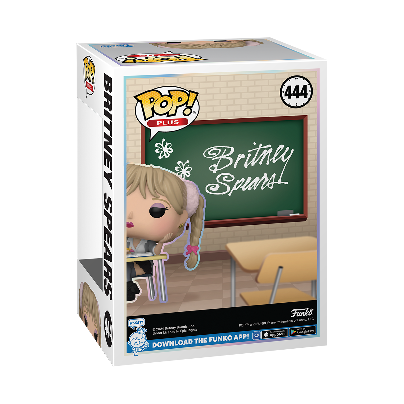 Pop! Plus Britney Spears (Baby One More Time) back of box