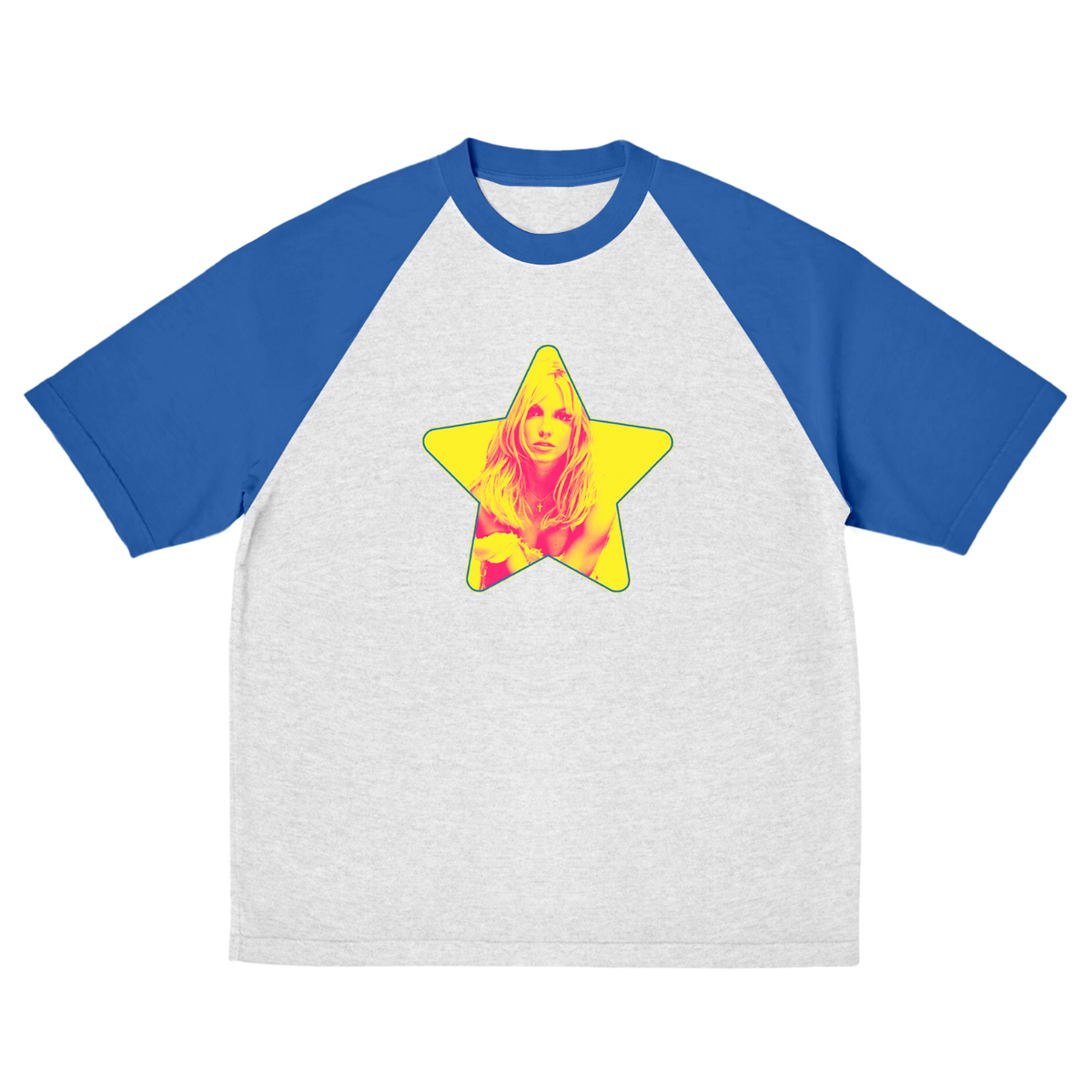 Britney 25th Anniversary Baseball Tee front