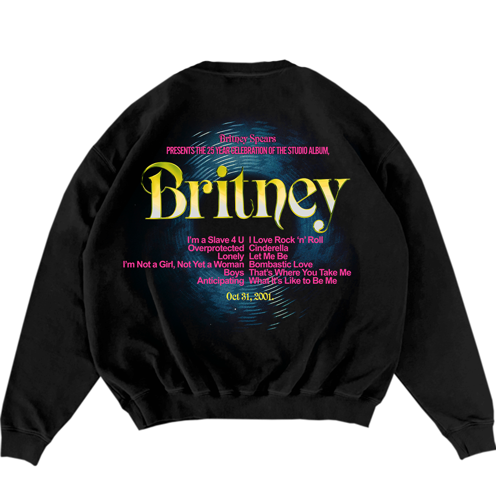 Britney 25th Anniversary Crewneck back