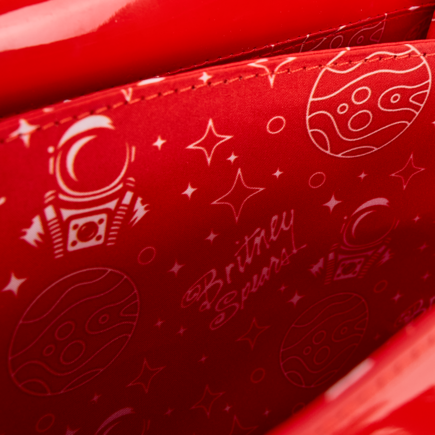 Britney Spears x Loungefly Oops! I Did It Again Crossbody Bag Detail