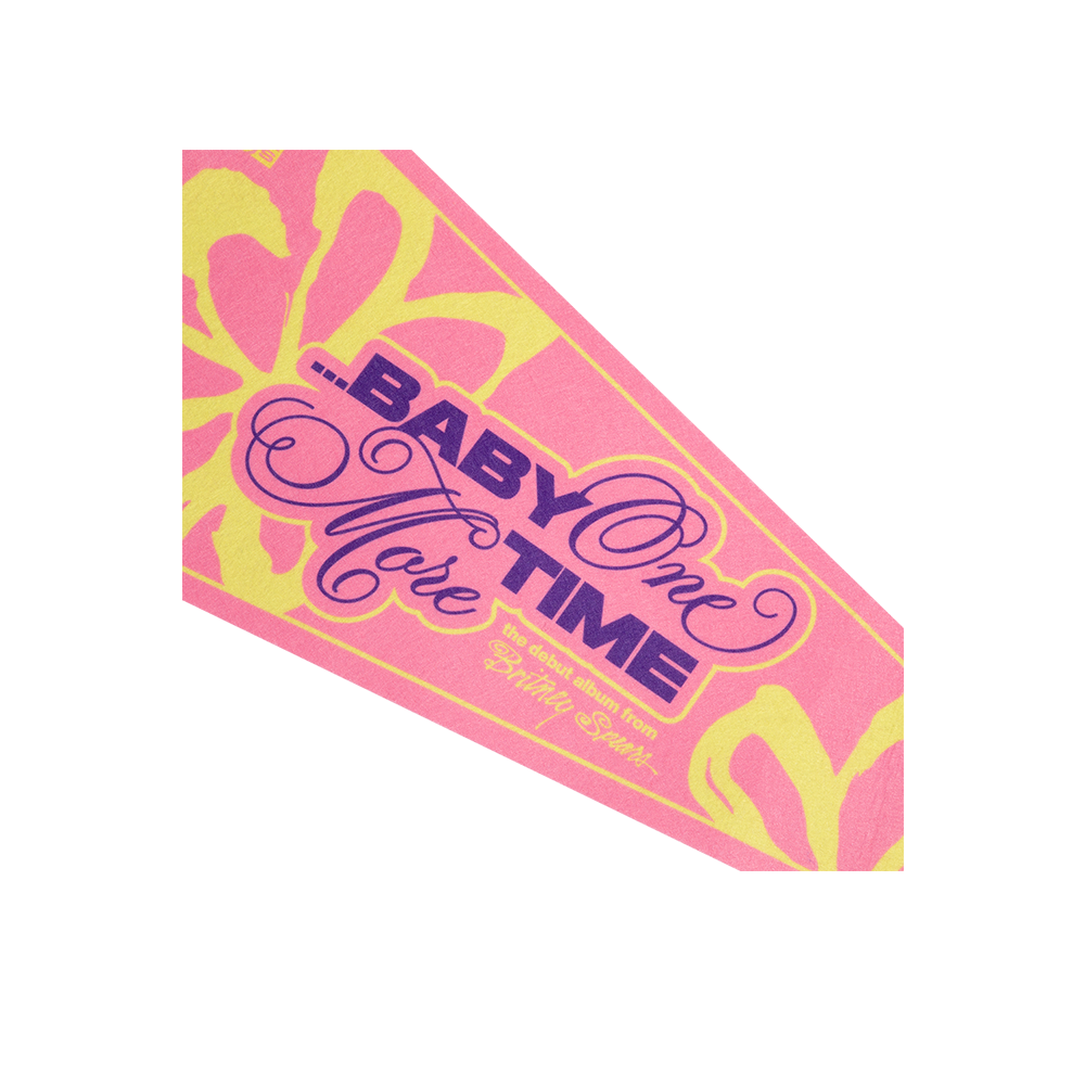 ...Baby One More Time 25th Anniversary Pennant Details 1