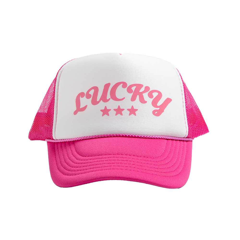 Lucky Pink Mesh Hat