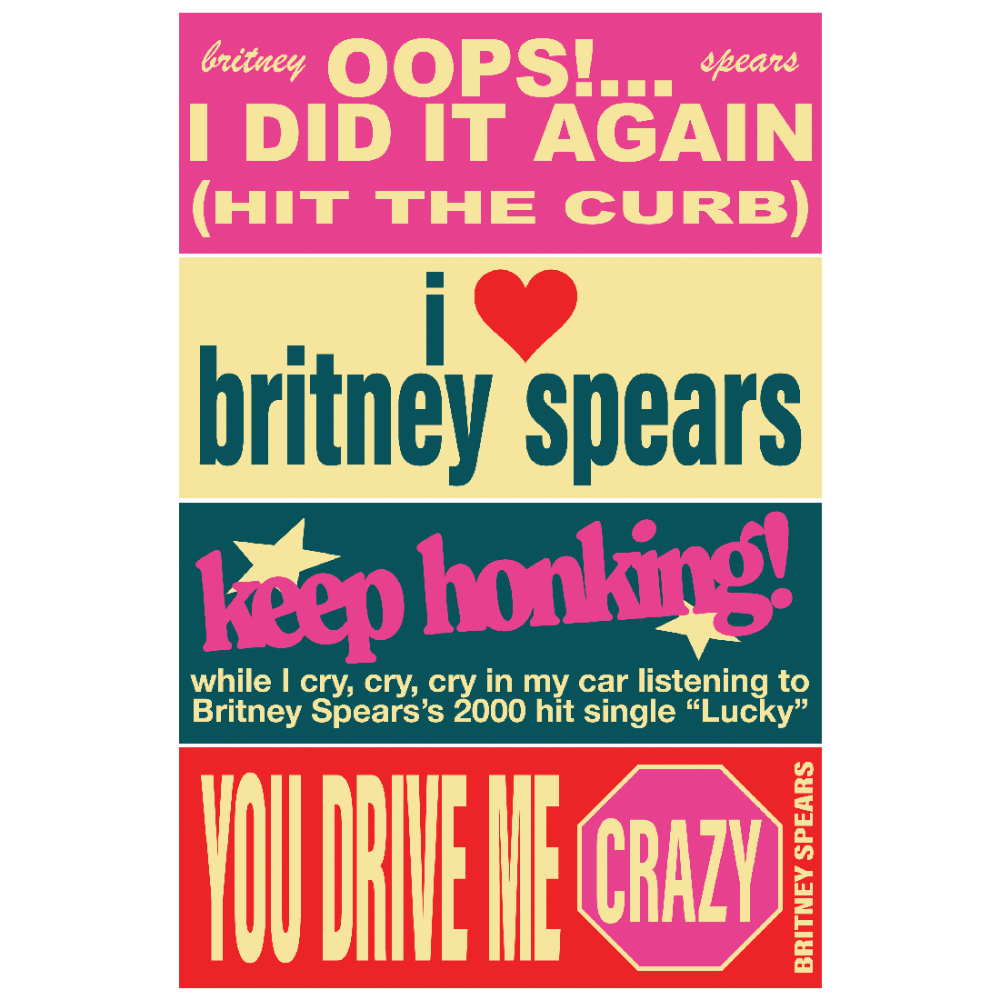Oops! Bumper Sticker Set - Britney Spears Official Store