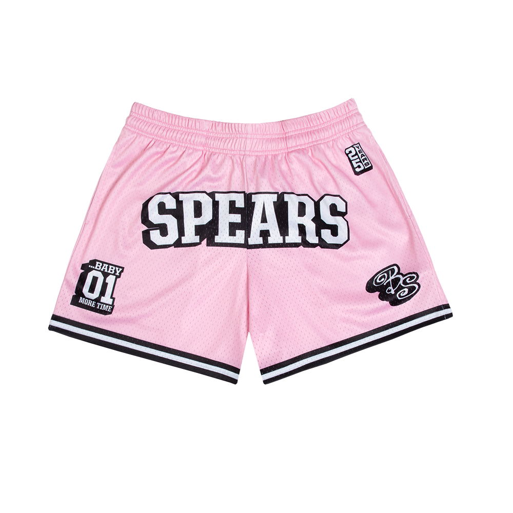 Pink Spears Basketball Shorts