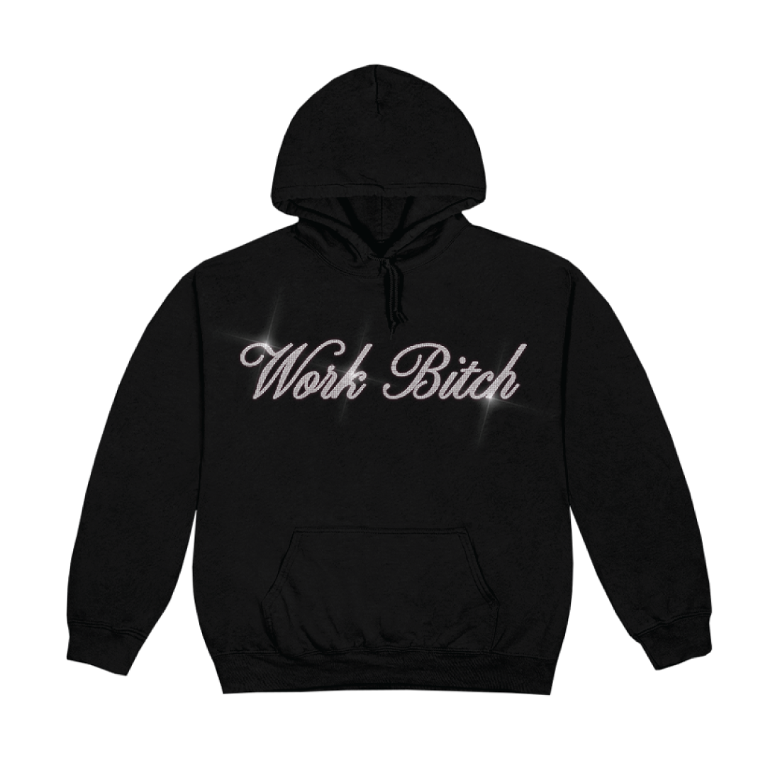 Work Bitch Rhinestone Hoodie